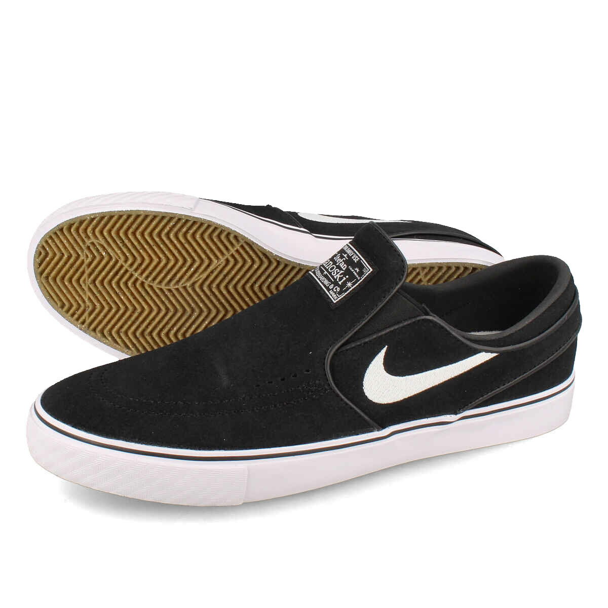 15時迄のご注文で即日発送可 NIKE SB JANOSKI+ SLIP ナイキ SB ジャノスキー+ スリップ メンズ スニーカー ローカット BLACK/WHITE ブラック FN5893-001