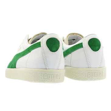 【PUMA大特価SALE】 PUMA BASKET 90680 プーマ バスケット 90680 WHITE/AMAZON GREEN 365944-06