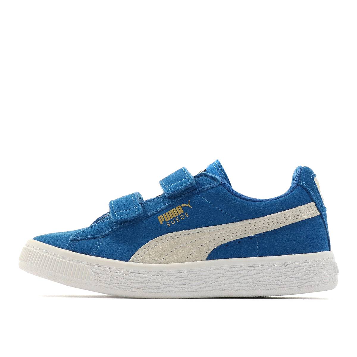 【プライスダウン】【キッズサイズ】【17.0～21.0cm】 PUMA SUEDE 2 STRAP PS プーマ スウェード 2 ストラップ PS BLUE/WHITE 359595-02