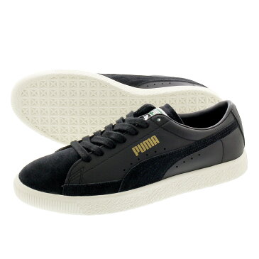 【PUMA大特価SALE】 PUMA BASKET 90680 プーマ バスケット 90680 BLACK/TEAM GOLD 365944-09