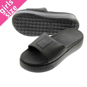 PUMA PLATFORM SLIDE WMS プーマ プラットフォーム スライド ウィメンズ BLACK 366121-10