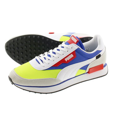 PUMA FUTURE RIDER PLAY ON プーマ フューチャー ライダー プレー オン WHITE/YELLOW ALERT 371149-06