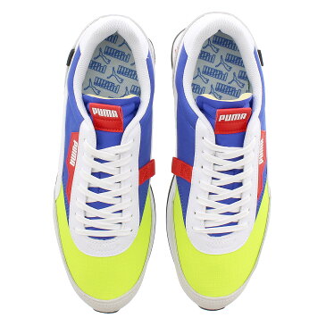 PUMA FUTURE RIDER PLAY ON プーマ フューチャー ライダー プレー オン WHITE/YELLOW ALERT 371149-06