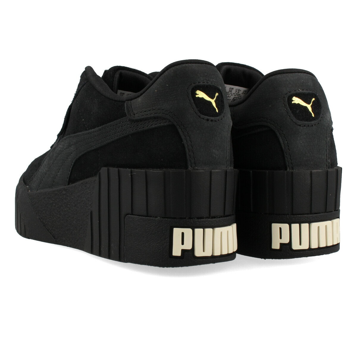 【毎日がお得！値下げプライス】PUMA CALI WEDGE TONAL WMS プーマ カリ ウェッジ トーナル ウィメンズ BLACK/MARSHMALLOW 381123-01