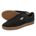 15時迄のご注文で即日発送可 PUMA SUEDE GUM プーマ スウェード ガム BLACK/GUM プーマスニーカー メンズ ローカット ブラック ガム 定番モデル 381174-01