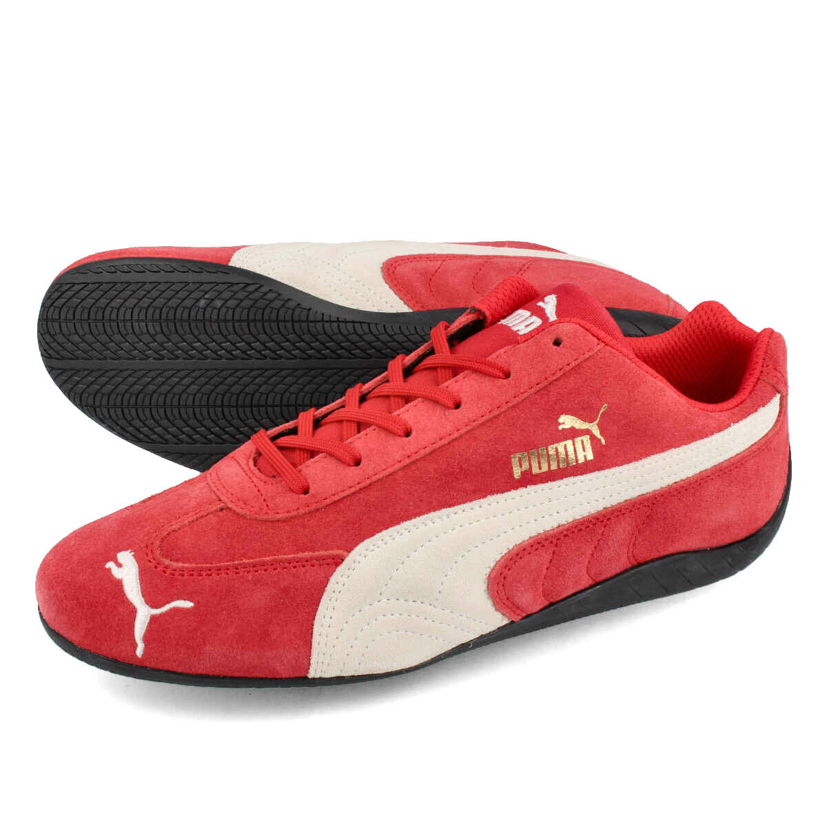 PUMA SPEED CAT LS プーマ スピード キャット LS HIGH RISK RED/WHITE プーマスニーカー メンズ レディース レーシングシューズ モータースポーツ レッド 定番モデル 380173-04