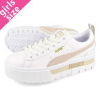 15時までのご注文で即日発送 PUMA MAYZE LTH WMNS プーマ メイズ レザー ウィメンズ WHITE/PEYOTE 381983-02