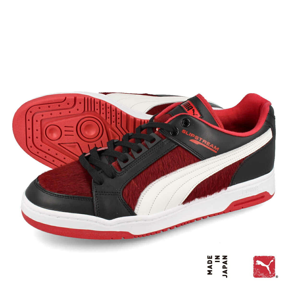 【プライスダウン】 15時迄のご注文で即日発送可 PUMA SLIPSTREAM LO BEAST MIJ 【MADE IN JAPAN】【日本製】 プーマ スリップストリーム ロー ビースト メイドインジャパン HIGH RISK RED/BLACK 390145-01 1