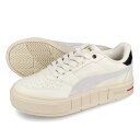 y}\SALEz 15̂ő PUMA CALI COAT JEUX SETS WMNS v[} J R[g JEUX SETS WMNS fB[X Xj[J[ [Jbg MARSHMALLOW/NAVY zCg 393096-01