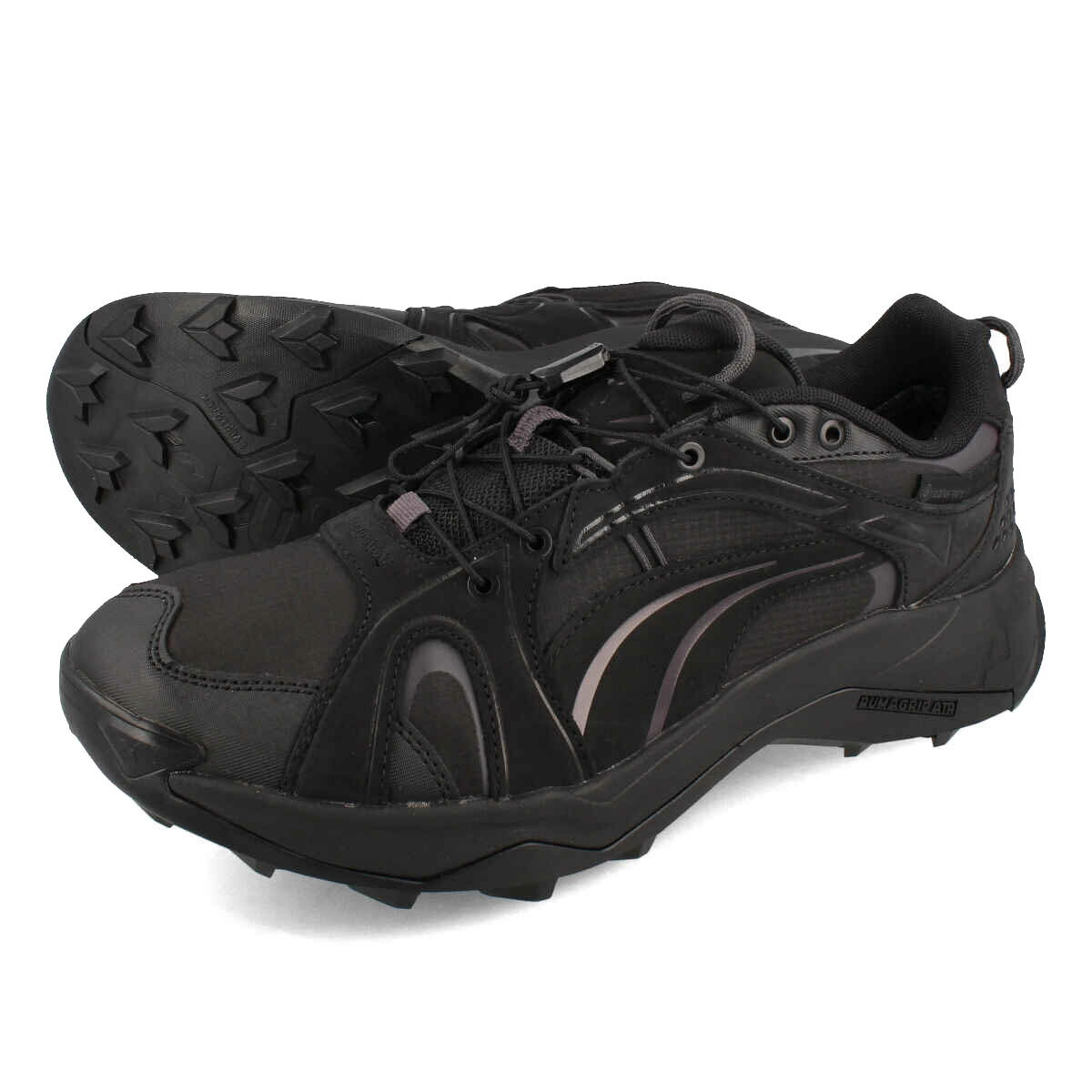  15時迄のご注文で即日発送可 PUMA EXPLORER NITRO SPS GTX プーマ エクスプローラー ニトロ SPS GTX メンズ スニーカー ローカット BLACK ブラック 393150-02