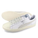  15時迄のご注文で即日発送可 PUMA CLYDE Q3 RHUIGI プーマ クライド Q3 ルイージ メンズ ローカット PRISTINE/SEDATE GRAY/PUMA WHITE ホワイト 393305-01