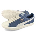  15時迄のご注文で即日発送可 PUMA CLYDE Q3 RHUIGI プーマ クライド Q3 ルイージ メンズ ローカット PRISTINE/PRISTINE/INKY BLUE ブルー 393305-02