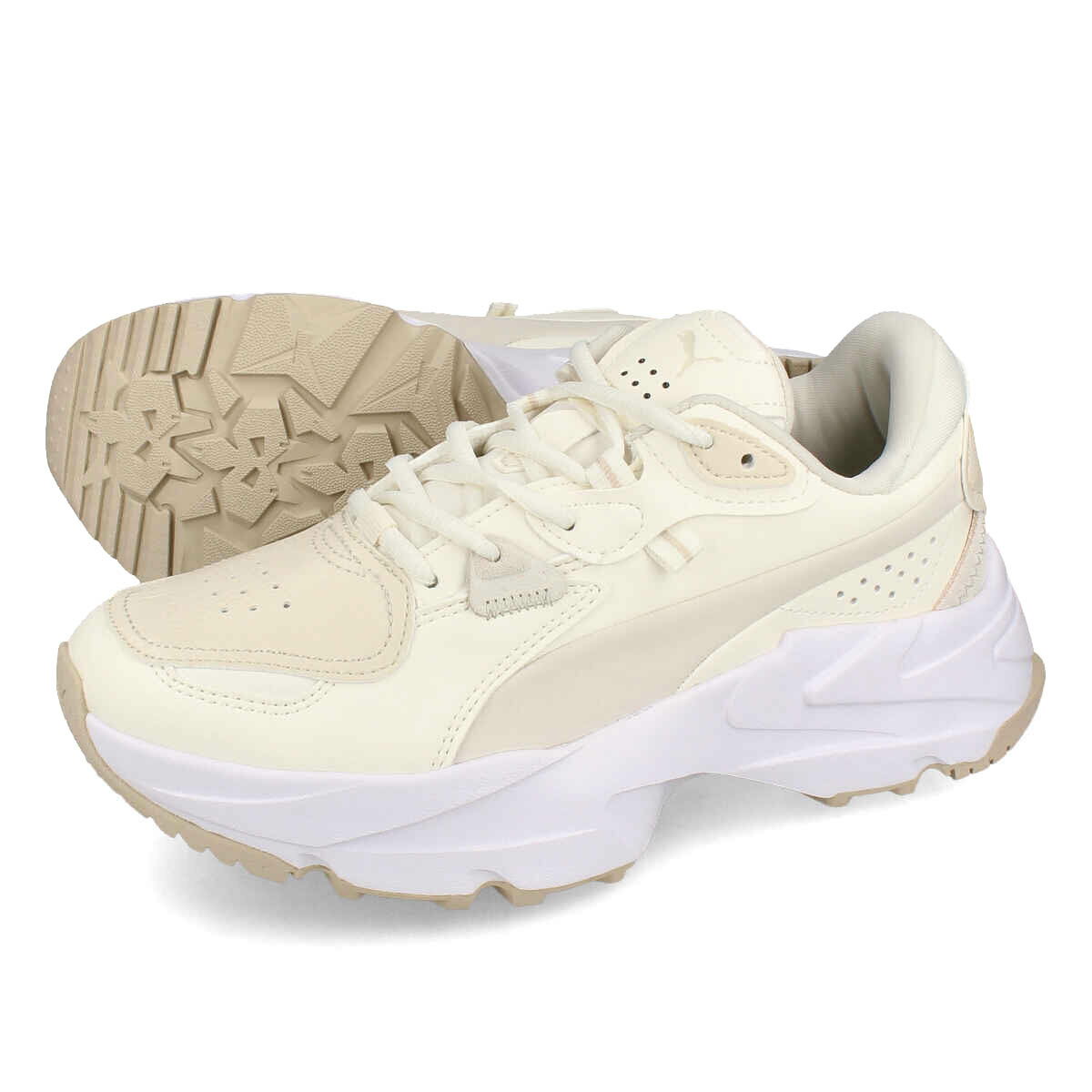 【プライスダウン】 15時迄のご注文で即日発送可 PUMA ORKID LUX WMNS プーマ オーキッド LUX ウィメンズ レディース スニーカー ローカット WARM WHITE/ALPINE SNOW ホワイト 394758-02