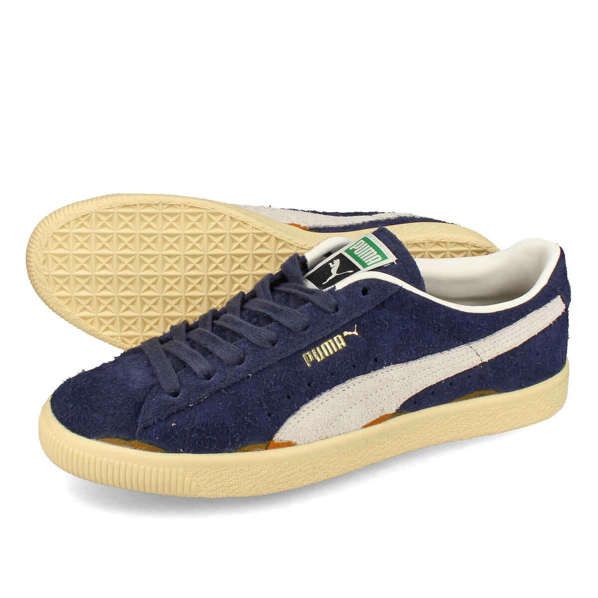 【プライスダウン】 15時迄のご注文で即日発送可 PUMA SUEDE VTG THE NEVERWORN II プーマ スウェード ヴィンテージ ザ ネバーウォーン 2 メンズ レディース スニーカー ローカット NAVY/LIGHT STRAW ネイビー 394832-01