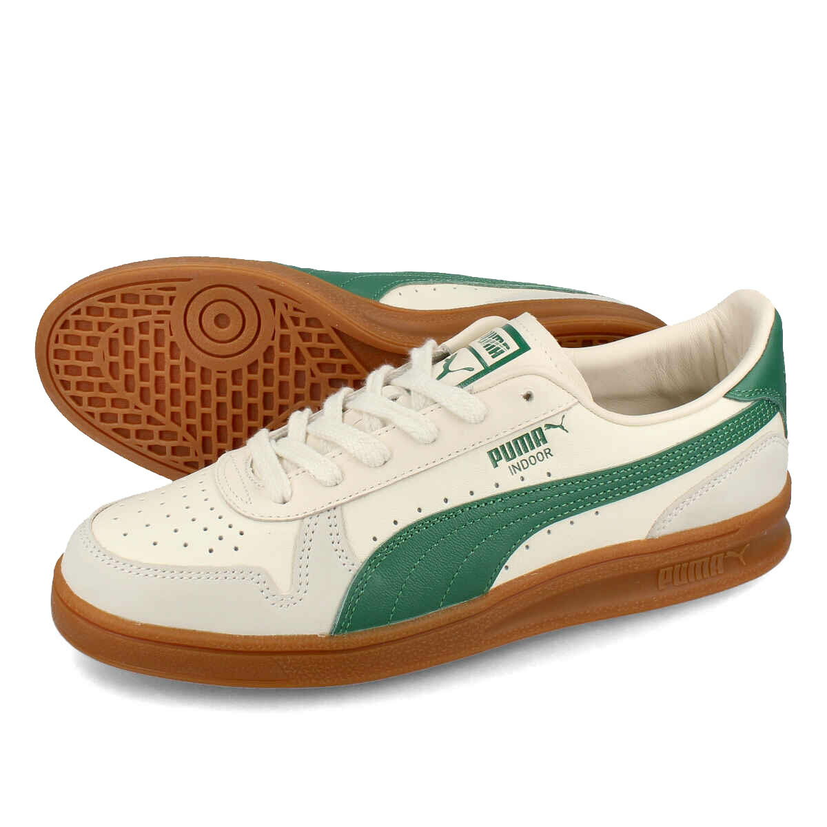 15時迄のご注文で即日発送可 PUMA INDOOR OG プーマ インドア OG メンズ レディース スニーカー ローカット FROSTED IVORY/VINE ベージュ 395363-02