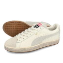 15̂ő PUMA SUEDE STAPLE v[} XEF[h XeCv Y Xj[J[ [Jbg WARM WHITE/ALPINE SNOW zCg 396254-01