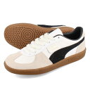 15時迄のご注文で即日発送可 PUMA PALERMO LTH プーマ パレルモ レザー メンズ レディース スニーカー ローカット WHITE/VAPOR GRAY/GUM ホワイト 396464-01