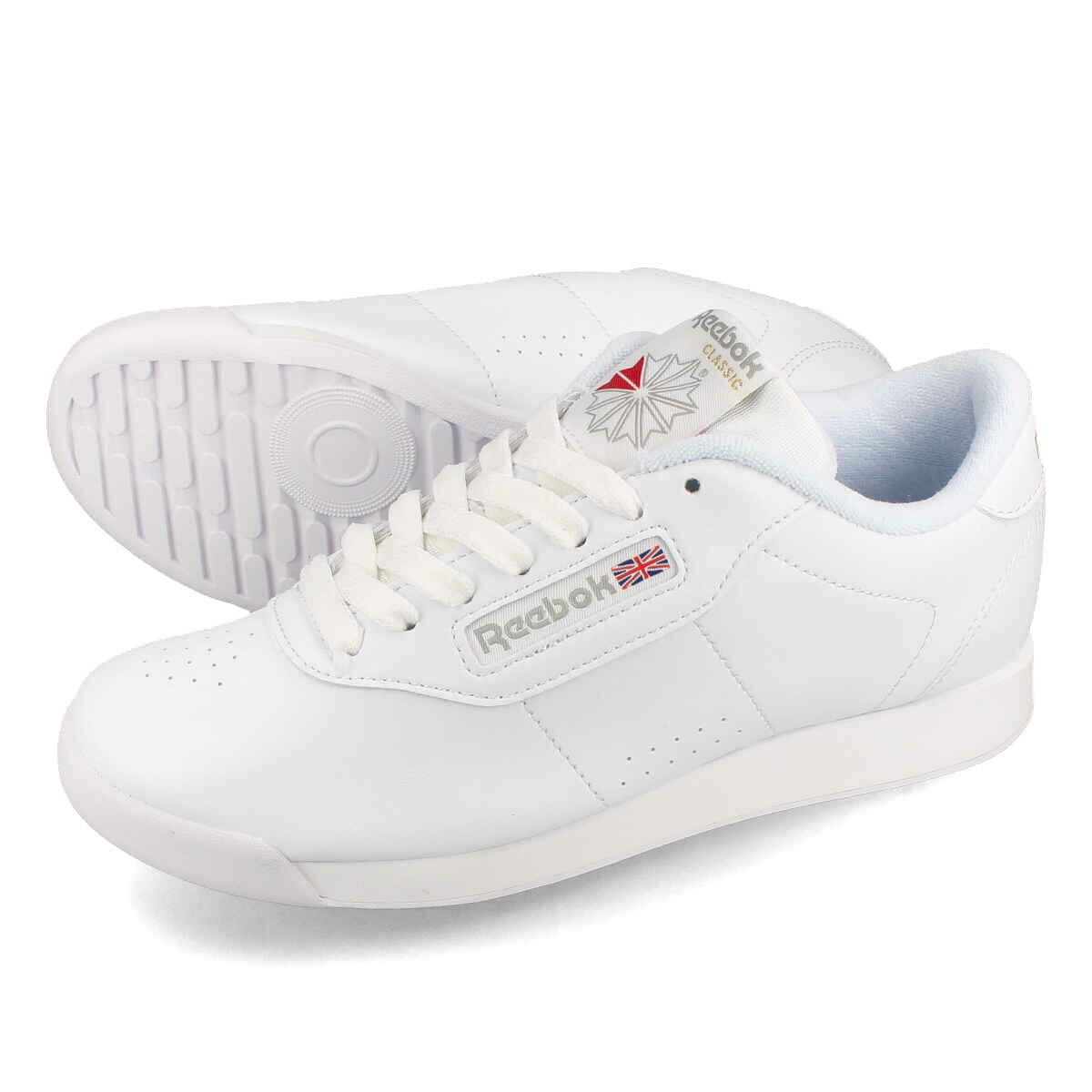 15時迄のご注文で即日発送可 Reebok PRINCESS リーボック プリンセス レディース ローカット WHITE ホワイト 100000101