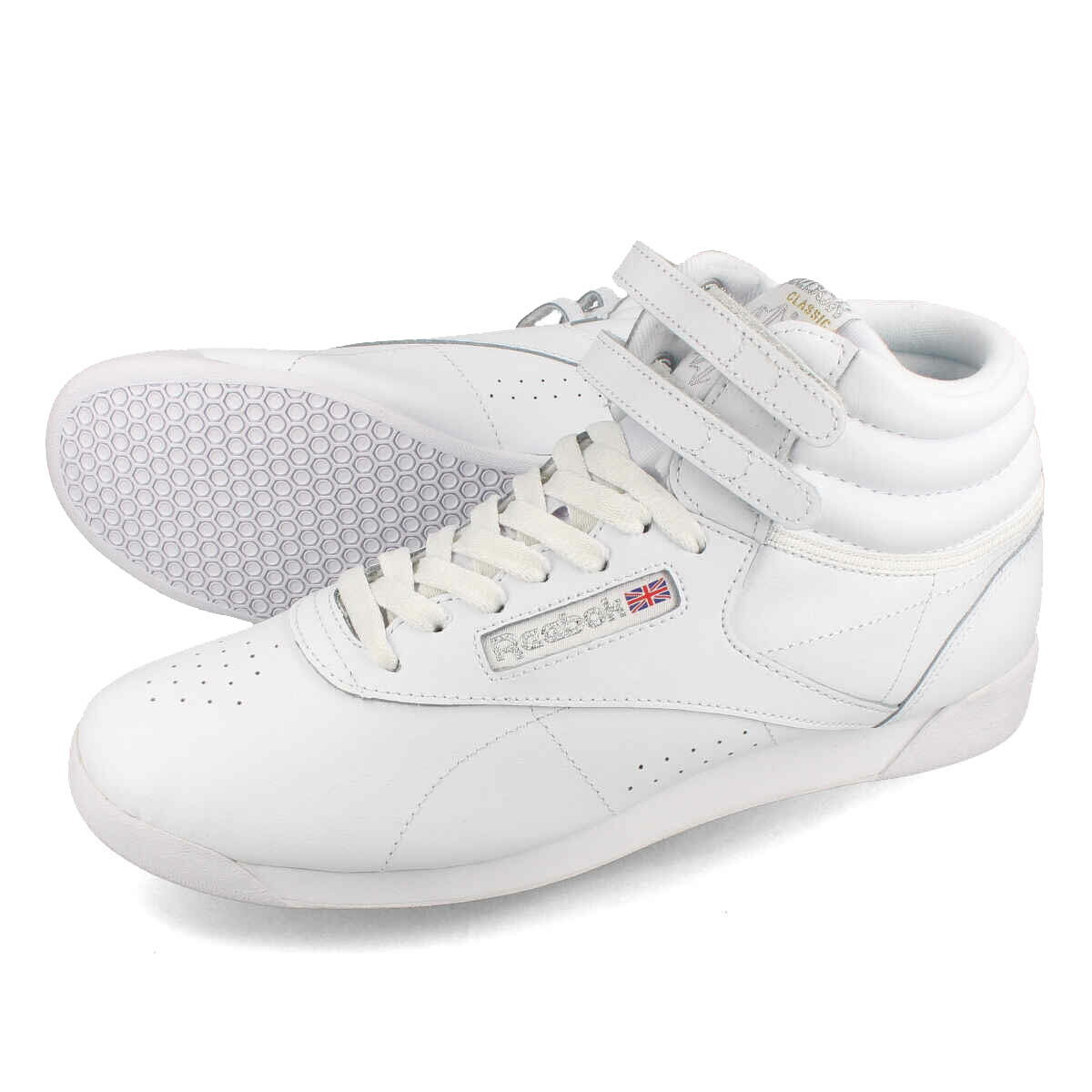 15時迄のご注文で即日発送可 Reebok FREE STYLE HI リーボック フリースタイル ハイ レディース ハイカット WHITE ホワイト 100000103 1