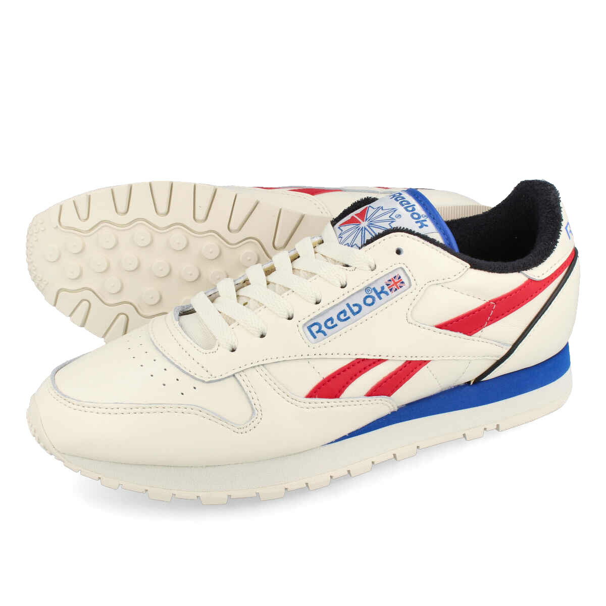 リーボック レザースニーカー メンズ 【楽天スーパーSALE】 15時迄のご注文で即日発送可 Reebok CLASSIC LEATHER 1983 VINTAGE リーボック クラシック レザー 1983 ヴィンテージ CLASSIC WHITE/CORE BLACK/VECTOR BLUE