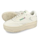 15܂ł̂ő Reebok CLUB C EXTRA [{bN NuV[ GNXg fB[X Xj[J[ [Jbg CHALK zCg 100010060