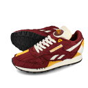 15時迄のご注文で即日発送可 Reebok CLASSIC LEATHER PUMP リーボック クラシックレザー ポンプ メンズ スニーカー ローカット BURGUNDY レッド 100069829