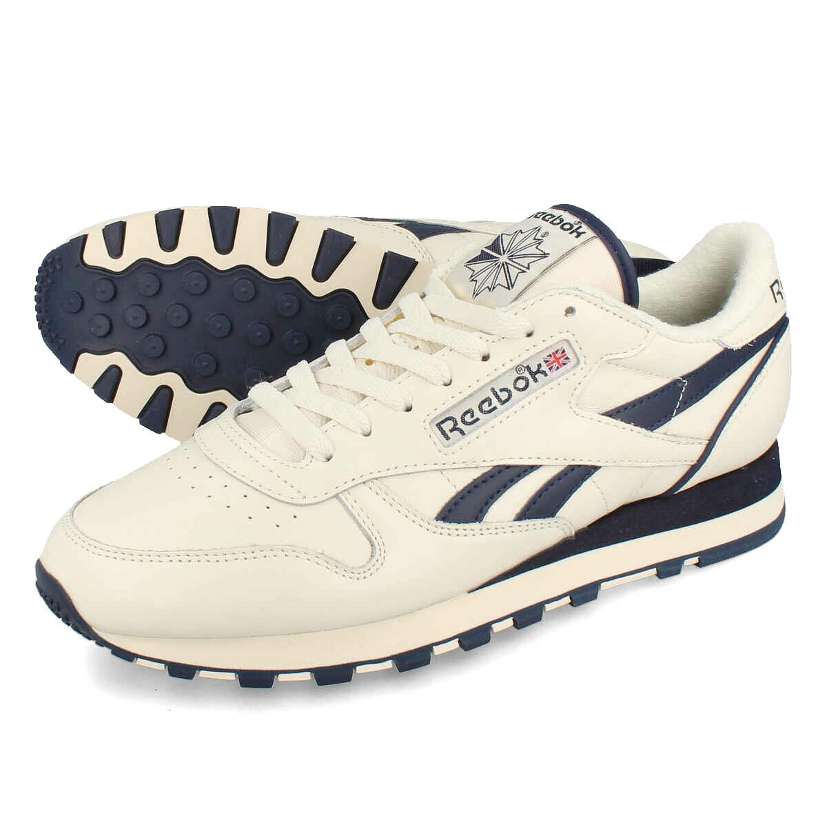 15時迄のご注文で即日発送可 Reebok CLASSIC LEATHER 1983 VINTAGE リーボック クラシックレザー 1983 ヴィンテージ メンズ スニーカー ローカット VINTAGE CHALK ブルー 100202782 1