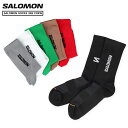 SALOMON SOCKS 365 CREW サロモン ソックス 365 クルー 快適さ 通気性 ホールド力 サポート性 シンプル 靴下 アウトドア トレイルランニング 【追跡可能メール便・日時指定不可】