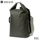 SNOW PEAK 4WAY DRY BAG L 80L スノーピーク 4ウェイ ドライ バッグ ミディアム 80リットル メンズ レディース リュックサック ...