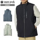 【プライスダウン】 15時迄のご注文で即日発送可 SNOW PEAK GORE WINDSTOPPER WARM VEST スノーピーク ゴア ウィンドストッパー ウォーム ベスト メンズ レディース アウター ベスト jk-23au004