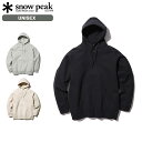 SNOW PEAK RECYCLED COTTON HOODIE スノーピーク リサイクル コットン フーディー メンズ レディース パーカー SW-25SU404