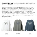 SNOW PEAK SP CAMPING CLUB LONG SLEEVE T スノーピーク SP キャンピング クラブ ロングスリーブ Tシャツ メンズ レディース 長袖Tシャツ TS-24SU006【追跡可能メール便・日時指定不可】 2