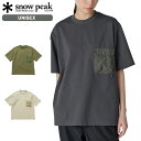SNOW PEAK INSECT SHIELD T-SHIRT スノーピーク インセクト シールド Tシャツ メンズ レディース 半袖Tシャツ TS-25SU001【追跡可能メール便・日時指定不可】