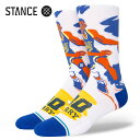 商品について2010年アメリカ カリフォルニア州サンクレメンテで誕生したソックスブランド 【STANCE SOCKS (スタンス ソックス)】 。 NBA ゴールデンステート・ウォリアーズ 所属、ステフィン・カリーのシグネチャーソックス。 NBA史上最高のシューターの一人に数えられ、リーグに3ポイントシュート全盛の新時代をもたらしたスーパースターがペイント風のイラストでソックスになりました。 伸縮性のあるリブがふくらはぎを包み込み、きつ過ぎずゆるくない極上のフィット感を生み出します。トラブルの多いつま先やかかと部分はクッション性もあるパイル仕様で仕上げ、優れた吸湿性を実現。細部にまでこだわったスタンスらしい快適な履き心地に仕上げました。 【素材】 ・40%コットン ・39%ナイロン ・17%ポリエステル ・4%ポリウレタン ・洗濯機で洗濯できます。 ・漂白やアイロンはお避けください。 ・長くご使用いただくために、乾燥機の使用はお控えください。 ※こちらの商品は「追跡可能メール便(ヤマト運輸ネコポス)」での発送となる為、到着日時のご指定はできません。予めご了承ください。サイズチャートは→コチラメーカー希望小売価格はメーカーサイトに基づいて掲載しています