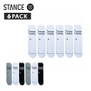 STANCE SOCKS BASIC CREW 6 PACK スタンス ソックス ベーシック クルー 6 パック 【6足セット】 メンズ レディース 靴下 A5...