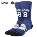 STANCE SOCKS JERSEY YAMAMOTO スタンス ソックス ジャージー 山本由伸 メンズ レディース 靴下 A556B24JEE【追跡可能メー...