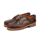 15̂  TIMBERLAND 3EYELET CLASSIC LUG eBo[h 3ACbg NVbN O BROWN Y 30003