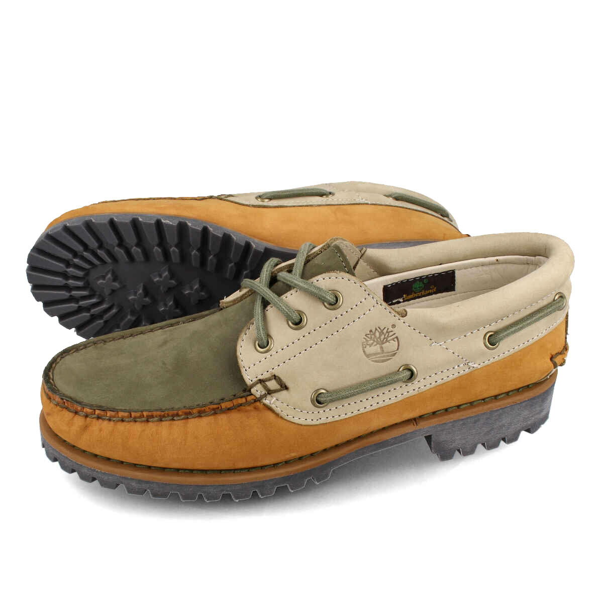 yvCX_Ez 15̂ő TIMBERLAND AUTHENTICS 3EYE CLASSIC LUG eBo[h I[ZeBbNX 3AC O Y JV WHEAT NUBUCK/GREEN EB[g O[ a5p5m