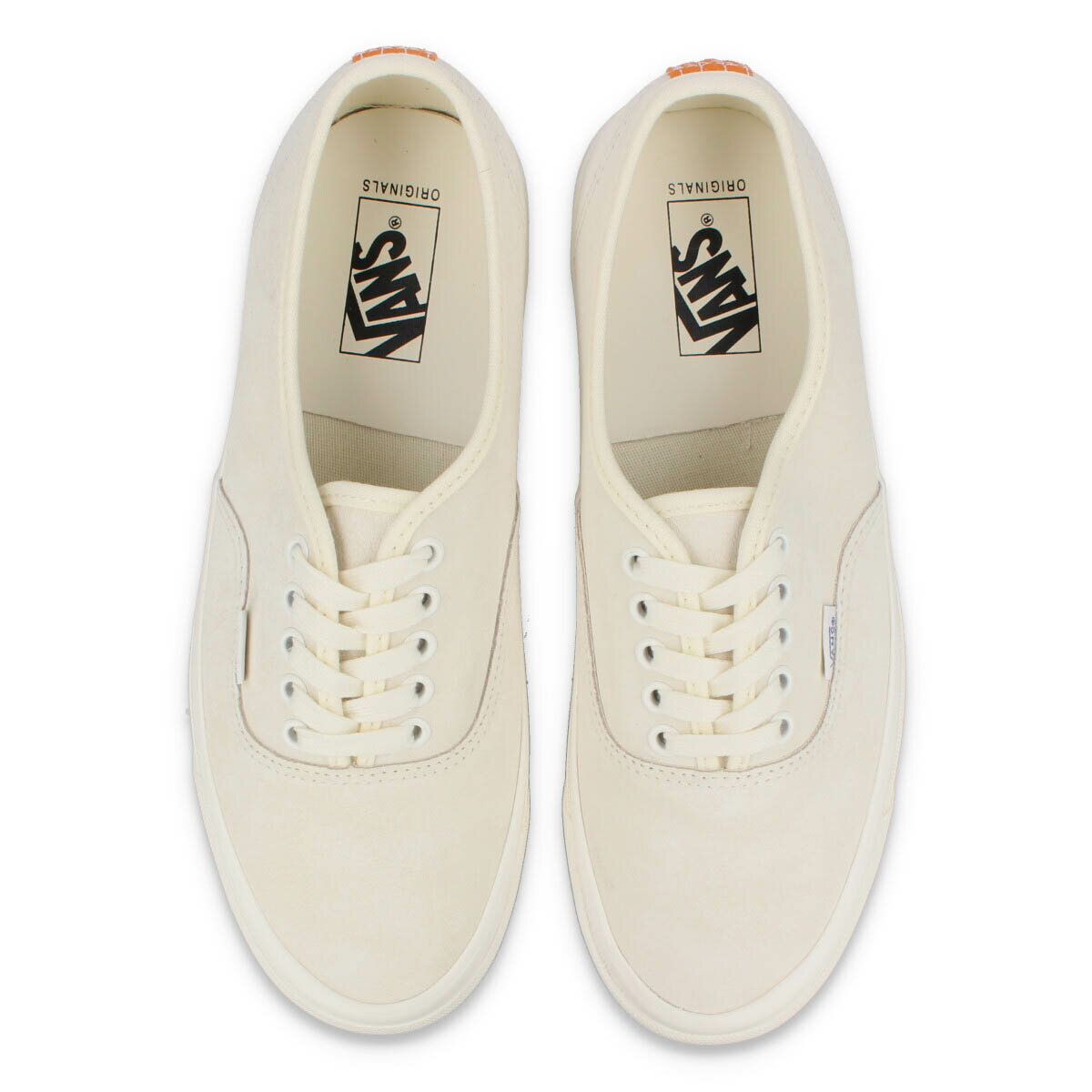 【お買い物マラソンSALE】 15時迄のご注文で即日発送可 VANS VAULT OG AUTHENTIC LX バンズ ボルト OG オーセンティック LX メンズ ローカット ANTIQUE WHITE/PERSIMMON ORANGE ホワイト vn-0a4bv94j0 2