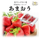 【送料無料!】あまおう いちご 福岡県産 グランデサイズ 1箱 7〜11粒入 約270g×2パック 送料無料(北海道・沖縄県は別途送料加算)