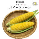 【送料無料】【産地厳選】とうもろこし スイートコーン 1箱 約4kg (北海道沖縄別途送料加算)