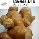 【送料別】【高知県産】土生姜 大サイズ 1パック 【野菜詰め合わせセットと同梱で送料無料】