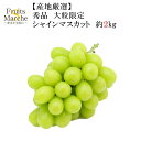 【送料無料!】シャインマスカット ぶどう 約2kg 秀品 大粒限定 産地厳選 送料無料 (北海道・沖縄県は別途送料加算)