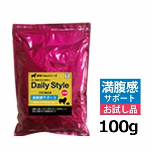 【初回お試しサンプル・送料無料】犬用療法食・満腹感サポート 100g入り・送料無料（鹿肉ドッグフード/ベニソン/国産/無添加/デイリースタイル/犬/獣医師開発）※1世帯1個限り