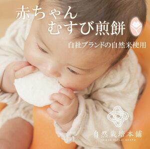 赤ちゃんのための自然派せんべい赤ちゃんむすび煎餅（8枚入り×6袋）