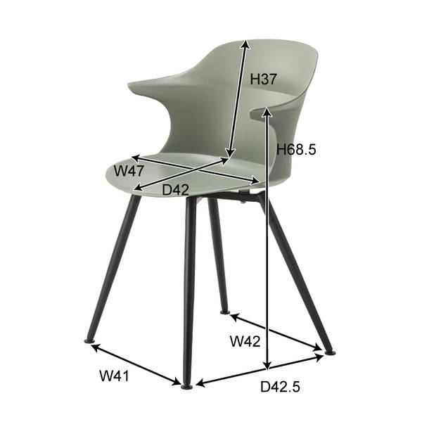 東谷 アヴァン チェア マスタードイエロー 組立必要品 CL-507MY 東谷 AZUMAYA アヴァン チェア モダン スタイリッシュ おしゃれ ダイニングチェアー ダイニング 椅子 いす イス デスクチェア オフィスチェア パソコンチェア ミーティングチェア スチール脚 清潔 カフェ風