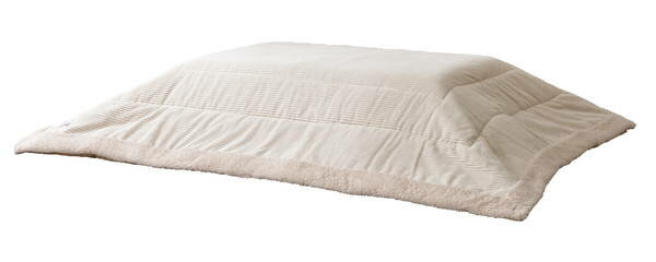 東谷 薄掛けコタツ布団 長方形 ホワイト 完成品 KK-142WH 東谷 AZUMAYA 掛け布団 天板サイズ 幅105〜120×奥行〜80cm コーデュロイ 長方形 こたつふとん こたつぶとん 炬燵 エコ 省エネ 節電 KK-142WH こたつ布団 正方形 190×190 防寒 シープボア こたつ用品 こたつ [2]