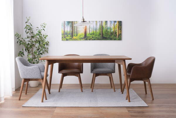 東谷 カラメリ チェア ブラウン 完成品 KRM-010DBB ダイニングチェア KRM-010DBB [2]