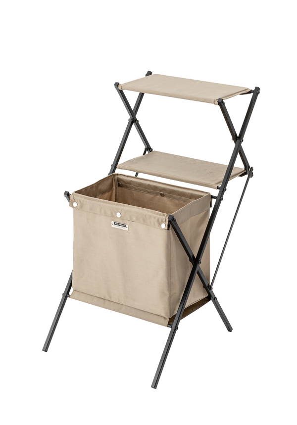 東谷 フォールディングマガジンラック ベージュ 組立必要品 MIP-99BE ストレージ MIP-99BE