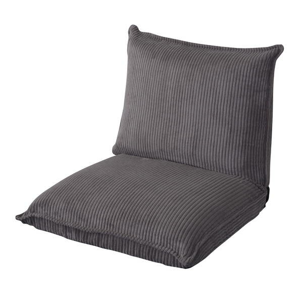 東谷 フロアソファ グレー 組立必要品 RKC-942GY フロアチェア RKC-942GY